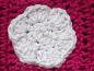 Preview: Hand crocheted kids headband in fuchsia with a head circumference 54 cm 21,26 inch
