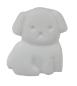 Preview: Kids button as dog in white 20 mm 0,79 inch