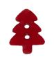 Preview: Kids button as a Christmas tree in red 17 mm 0,67 inch