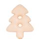 Preview: Kids button as a Christmas tree in cream 17 mm 0,67 inch