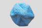 Preview: Hand knitted baby cap in light blue with a head circumference 34 - 36 cm 13,39 - 14,17 inch