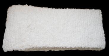 Hand knitted scarf for ladies in white Length 121 cm 47,64 inch