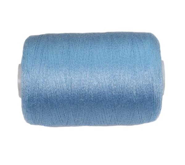 Polyester sewing thread in light blue 1000 m 1093,61 yard 40/2