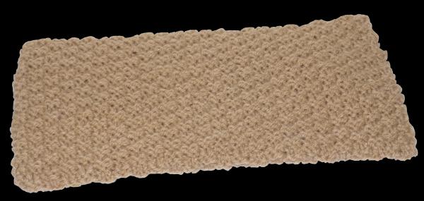 Hand knitted clutch / Evening bag in beige