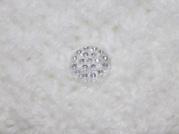Hand knitted clutch / Evening bag in white