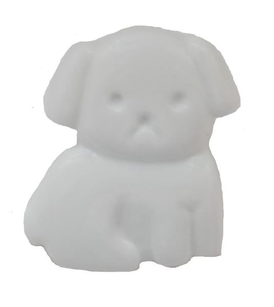 Bouton pour enfants comme des chien en blanc 20 mm 0,79 inch